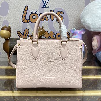 Louis Vuitton Onthego Small Shopping Bag Pink M47135 Size 25 x 19 x 11.5 cm