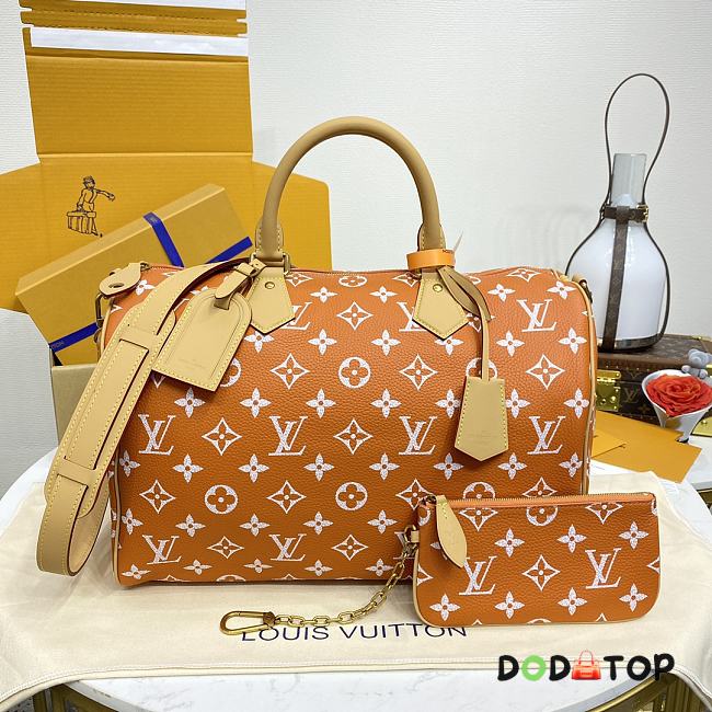 Louis Vuitton Speedy 9 Bandoulière 40 M24422 Orange Size 40 x 26 x 23 cm - 1