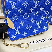 Louis Vuitton Speedy 9 Bandoulière 40 M24418 Blue Size 40 x 26 x 23 cm - 3