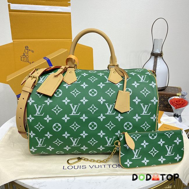 Louis Vuitton Speedy 9 Bandoulière 40 M24417 Green Size 40 x 26 x 23 cm - 1