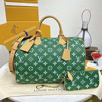 Louis Vuitton Speedy 9 Bandoulière 40 M24417 Green Size 40 x 26 x 23 cm