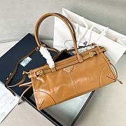 Prada Brown Medium Leather Handbag Size 32 x 15.5 x 12 cm - 1