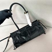 Prada Black Medium Leather Handbag Size 32 x 15.5 x 12 cm - 5