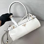 Prada White Medium Leather Handbag Size 32 x 15.5 x 12 cm - 5