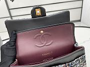 Chanel Flap Bag Wool Size 25 cm - 4