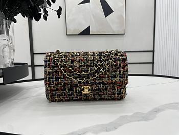Chanel Flap Bag Wool 01 Size 25 cm