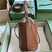 Gucci Ophidia Mini Bucket Bag Brown Size 11.5 x 23 x 8 cm - 5