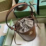 Gucci Ophidia Mini Bucket Bag Brown Size 11.5 x 23 x 8 cm - 4