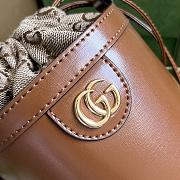 Gucci Ophidia Mini Bucket Bag Brown Size 11.5 x 23 x 8 cm - 6