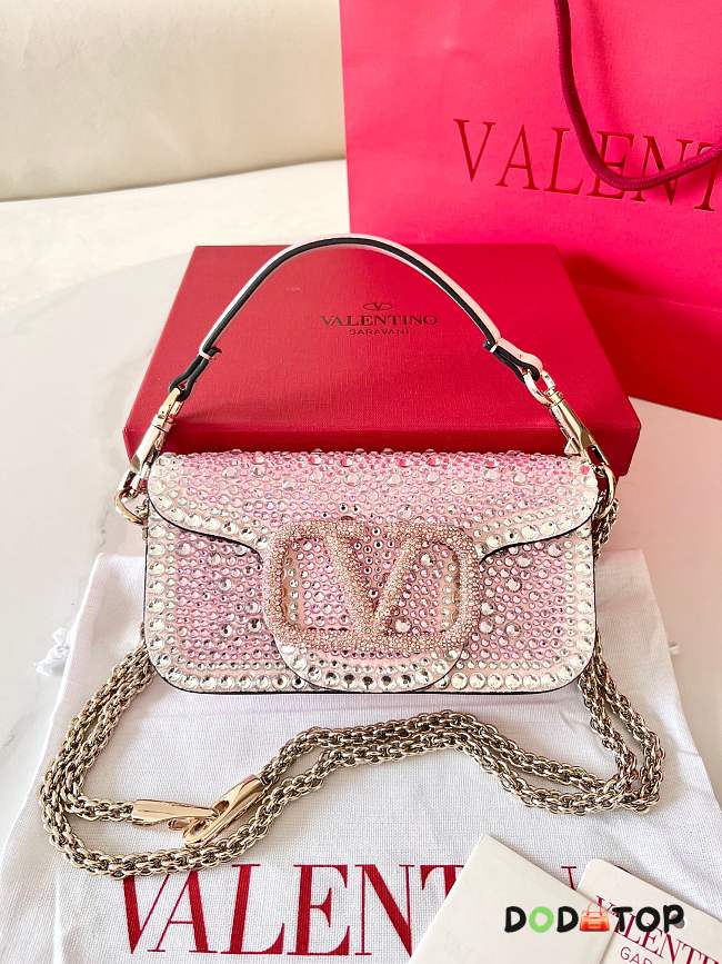 Valentino Garavani Pink Shoulder Bag Size 19 x 10.5 x 5 cm - 1