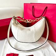 Valentino Garavani V Logo Moon White Bag Size 29 x 23 x 11 cm - 1