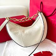 Valentino Garavani V Logo Moon White Bag Size 29 x 23 x 11 cm - 2