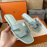 Hermes Slippers Lizard Skin - 4