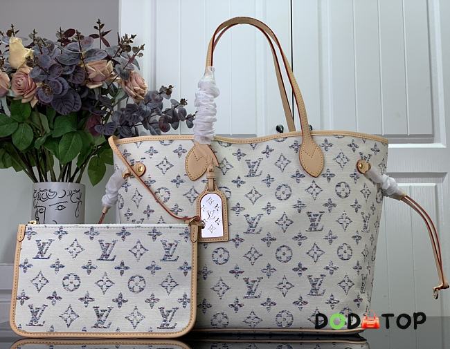 Louis Vuitton Neverfull MM M24905 White Size 31 x 28 x 14 cm - 1