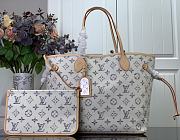 Louis Vuitton Neverfull MM M24905 White Size 31 x 28 x 14 cm - 1