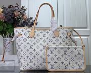 Louis Vuitton Neverfull MM M24905 White Size 31 x 28 x 14 cm - 3