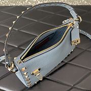 Valentino Garavani Light Blue Leather Bag Size 19 x 13 x 7 cm - 3