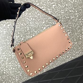 Valentino Garavani Light Pink Leather Bag Size 19 x 13 x 7 cm
