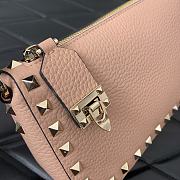 Valentino Garavani Light Pink Leather Bag Size 19 x 13 x 7 cm - 4