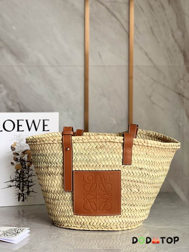 Loewe Handmade Straw Beach Tote Bag Size 40 cm - 1