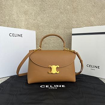 Celine Nino Medium Soft Calf Leather Handbag 25 x 17.5 x 10 cm