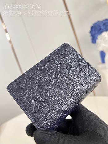 Louis Vuitton Cléa Wallet M83362 Dark Blue 01 Size 11 x 8.5 x 3.5 cm
