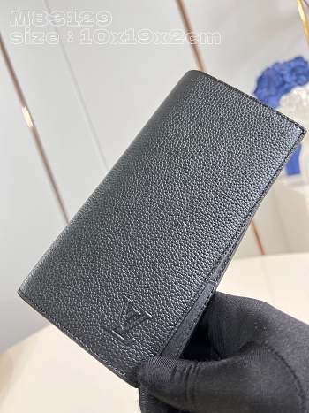 Louis Vuitton Brazza Wallet Black M83129 Size 10 x 19 x 2 cm