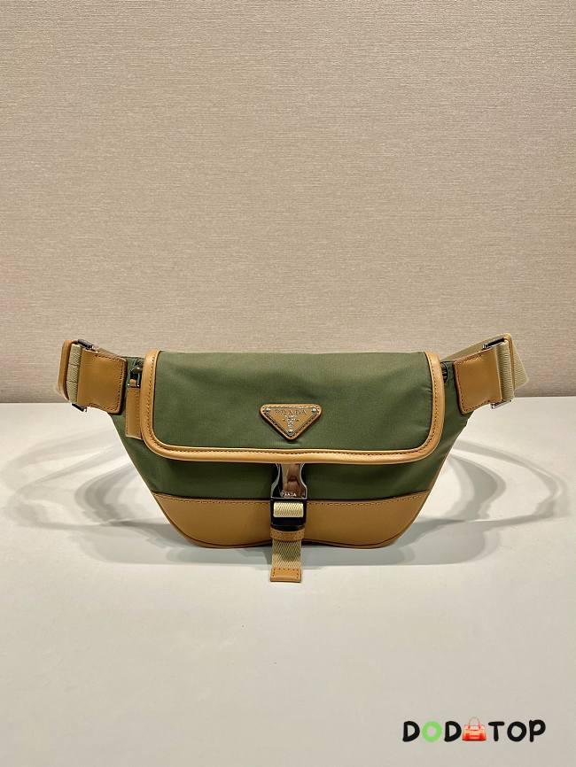 Prada Military Re-nylon And Leather Shoulder Bag Size 18 x 15 x 5 cm - 1