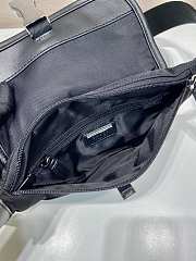 Prada Black Re-nylon And Leather Shoulder Bag Size 18 x 15 x 5 cm - 4