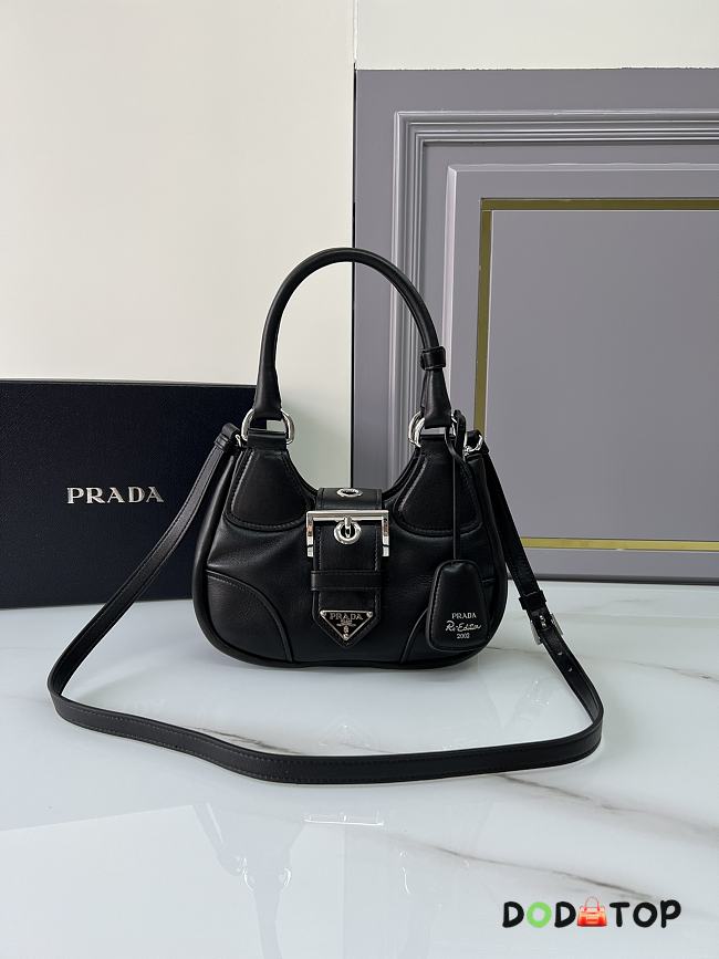 Prada Moon Handbags Black 1BA381 Size 22.5 x 16 x 7.5 cm - 1