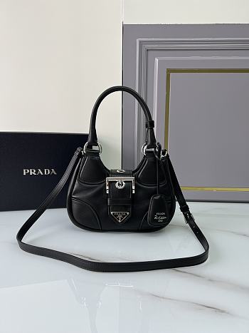 Prada Moon Handbags Black 1BA381 Size 22.5 x 16 x 7.5 cm