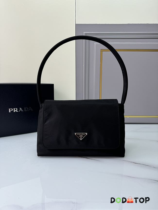 Prada Nylon Tessuto Nero Shoulder Bag Size 28 x 18 x 10 cm - 1