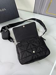 Prada Black Re-nylon Padded Shoulder Bag Size 24 x 17.5 x 8.5 cm - 5