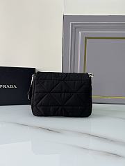 Prada Black Re-nylon Padded Shoulder Bag Size 24 x 17.5 x 8.5 cm - 3