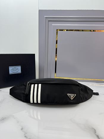 Prada Re-Nylon And Saffiano Leather Belt Bag Size 26 x 12 x 7 cm