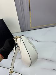 Prada  Medium Leather Handbag White Size 32 × 19 × 4.5 cm - 6