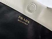 Prada  Medium Leather Handbag White Size 32 × 19 × 4.5 cm - 3