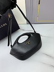 Prada Medium Leather Handbag Black Size 32 × 19 × 4.5 cm - 5