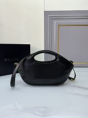 Prada Medium Leather Handbag Black Size 32 × 19 × 4.5 cm - 2