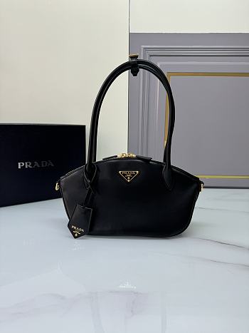 Prada Small Leather Handbag 1BA427 Black Size 31 × 16 × 11 cm