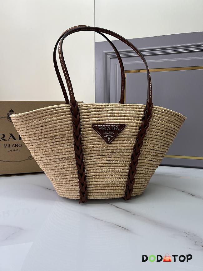 Prada Raffia Tote Handbag 01 Size 25 x 50 x 16 cm - 1