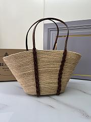 Prada Raffia Tote Handbag 01 Size 25 x 50 x 16 cm - 3