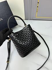 Prada Leather Bucket Bag Black Size 18 × 17 × 10.5 cm - 3