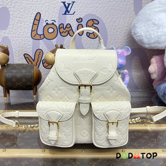 Louis Vuitton M47106 Milk White Backpack Size 20 x 22 x 14 cm - 1