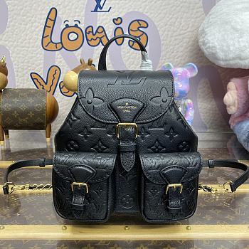 Louis Vuitton M47072 Black Backpack Size 20 x 22 x 14 cm
