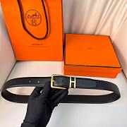 Hermes Belt Black/Brown 3.0 cm - 1