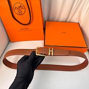 Hermes Belt Black/Brown 3.0 cm - 6