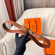 Hermes Belt Black/Brown 3.0 cm - 3