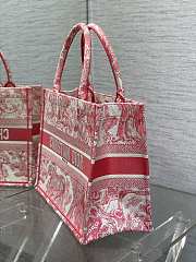 Dior Book Tote Pink Medium Size 36 x 18 x 28 cm - 5