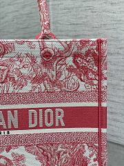 Dior Book Tote Pink Medium Size 36 x 18 x 28 cm - 3